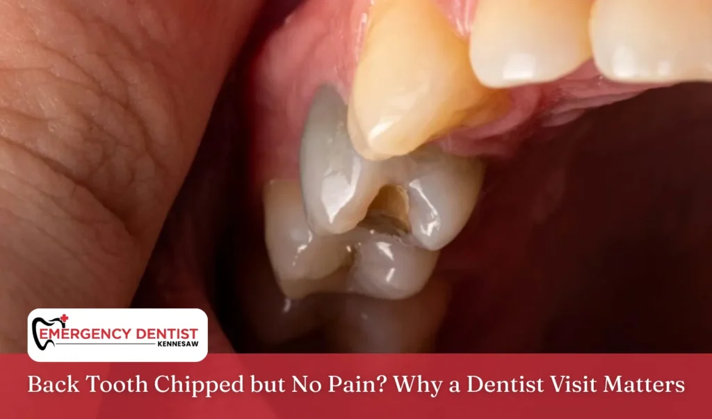 Back Tooth Chipped but No Pain Why a Dentist Visit Matters