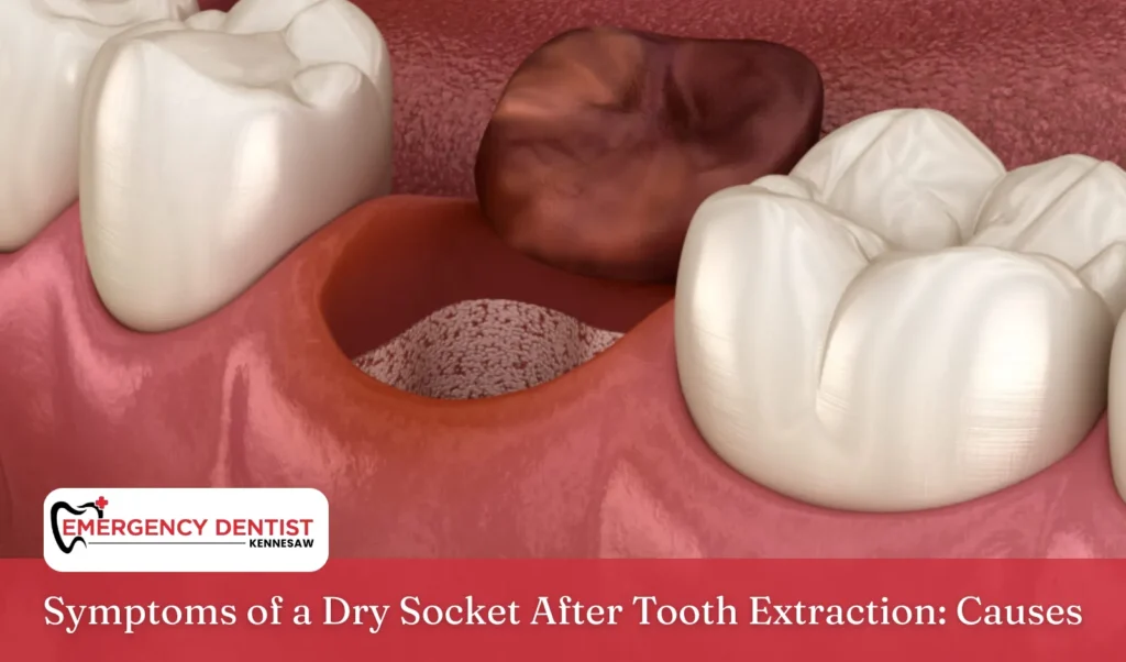 Symptoms of a Dry Socket After Tooth Extraction Causes