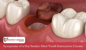 Symptoms of a Dry Socket After Tooth Extraction Causes