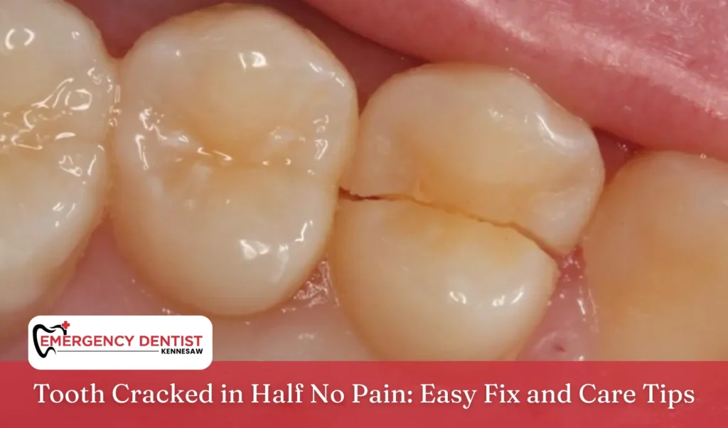 Tooth Cracked in Half No Pain Easy Fix and Care Tips